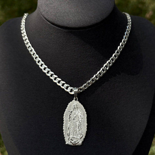 Hail Mary Prayer Pendant