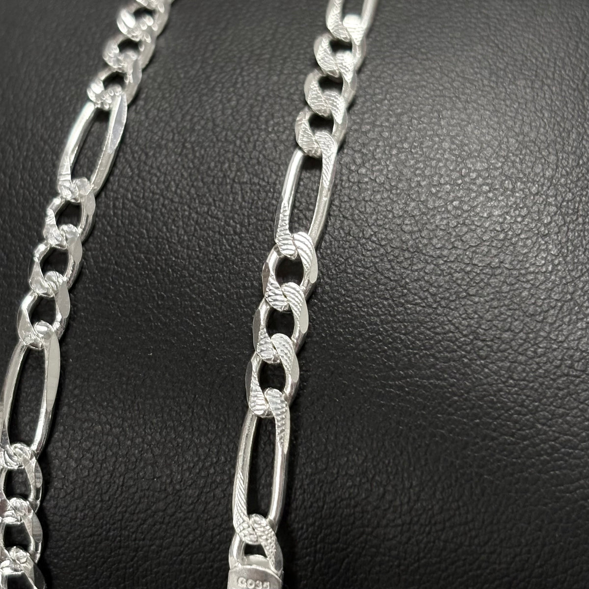 4.5mm DCut Figaro Bracelet