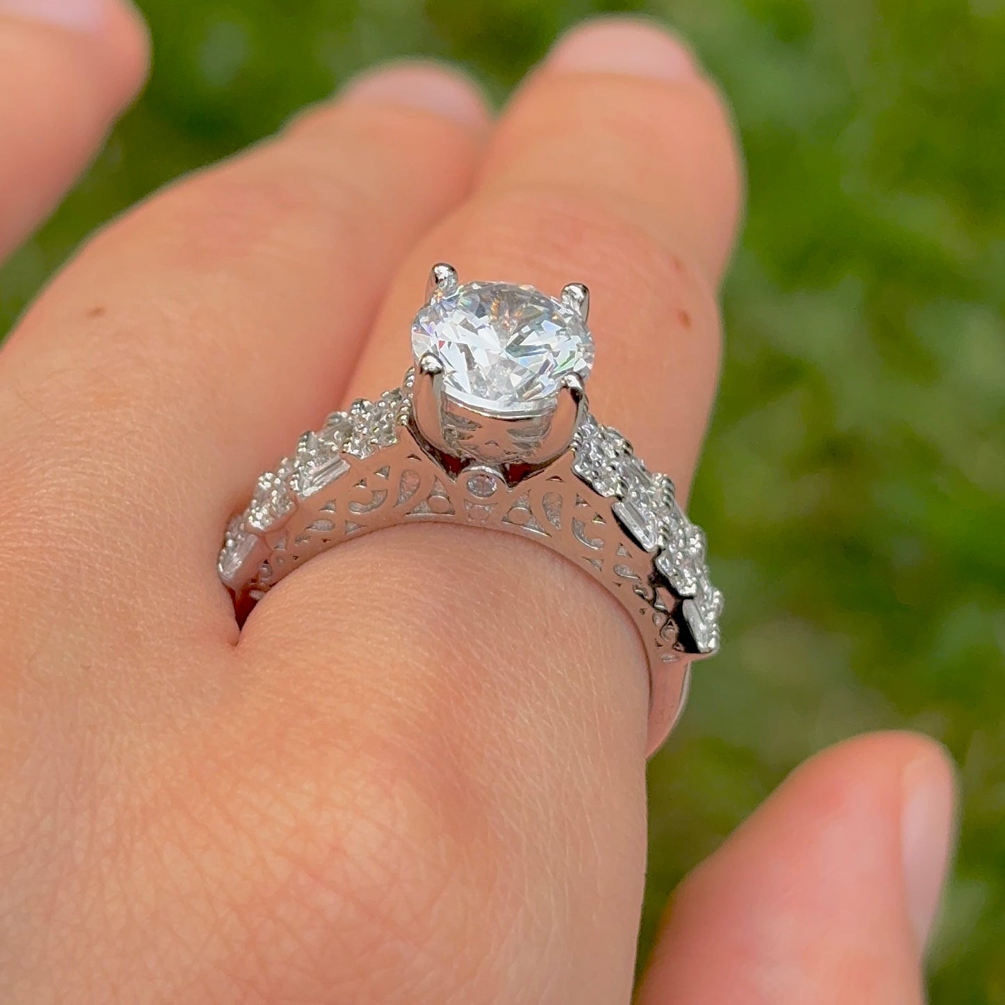 Sterling Silver CZ Ring