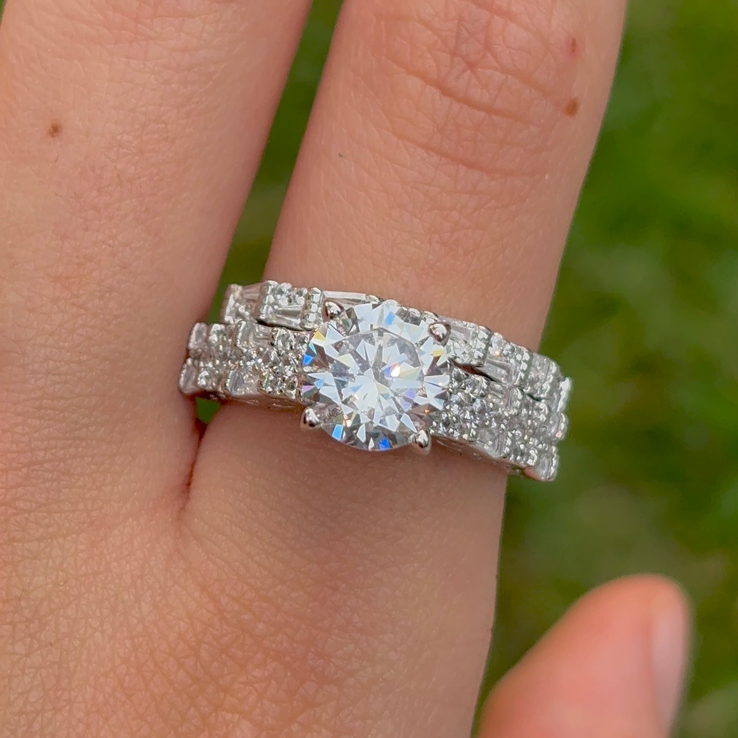 Sterling Silver CZ Ring