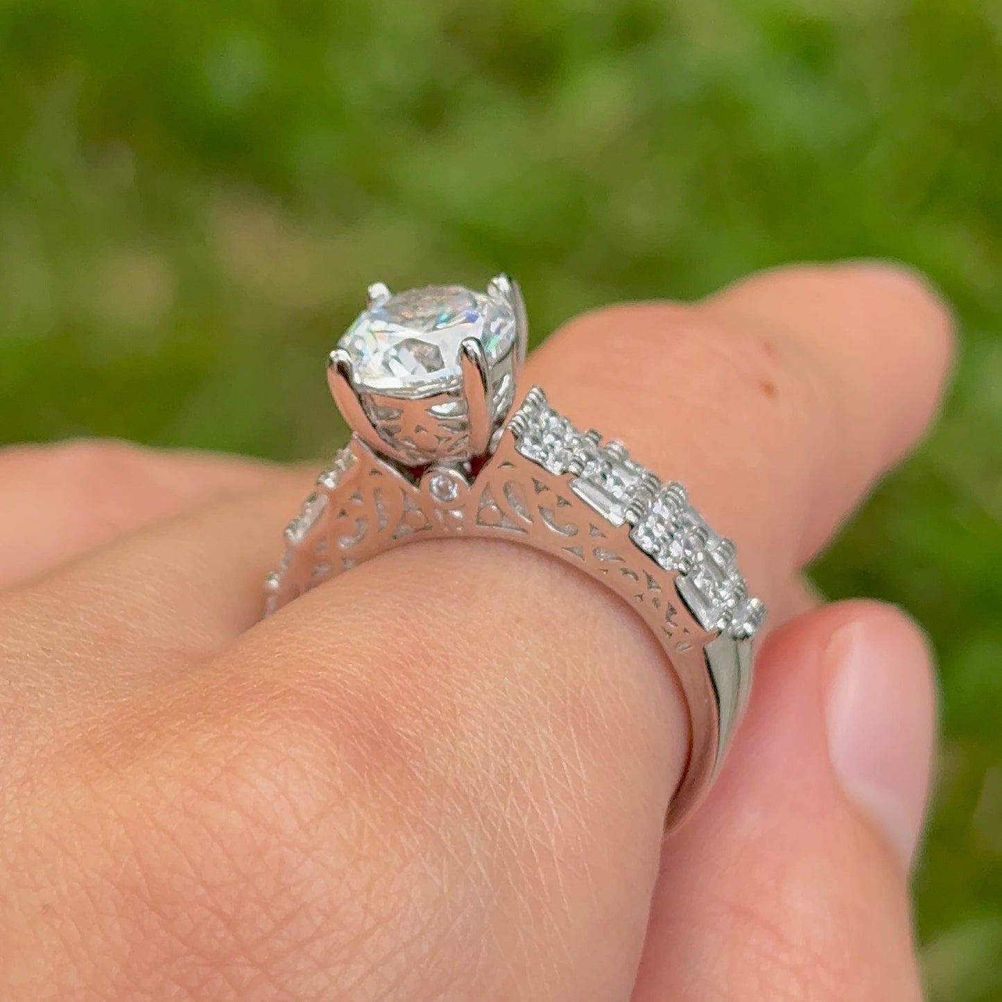 Sterling Silver CZ Ring