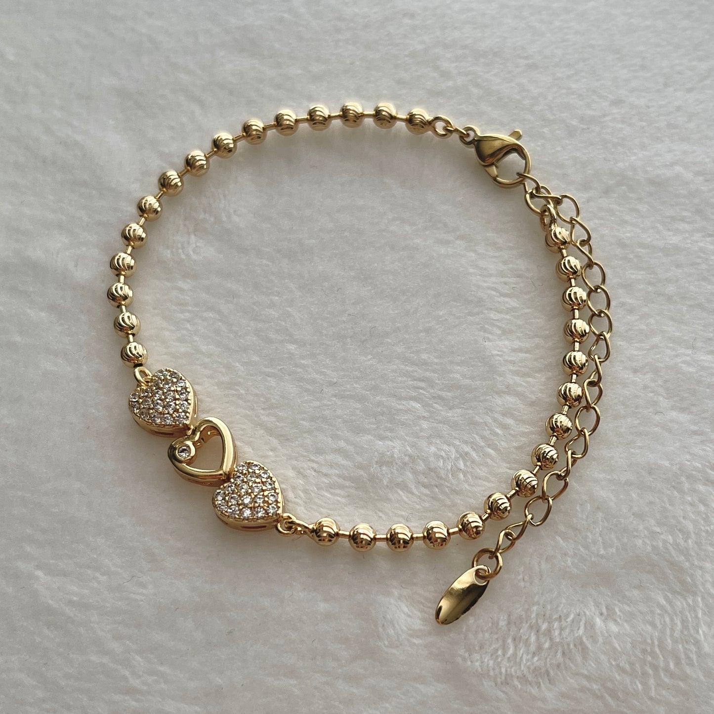 3 Heart Bracelet