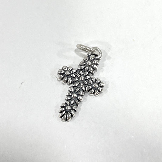 Daisy Cross Charm