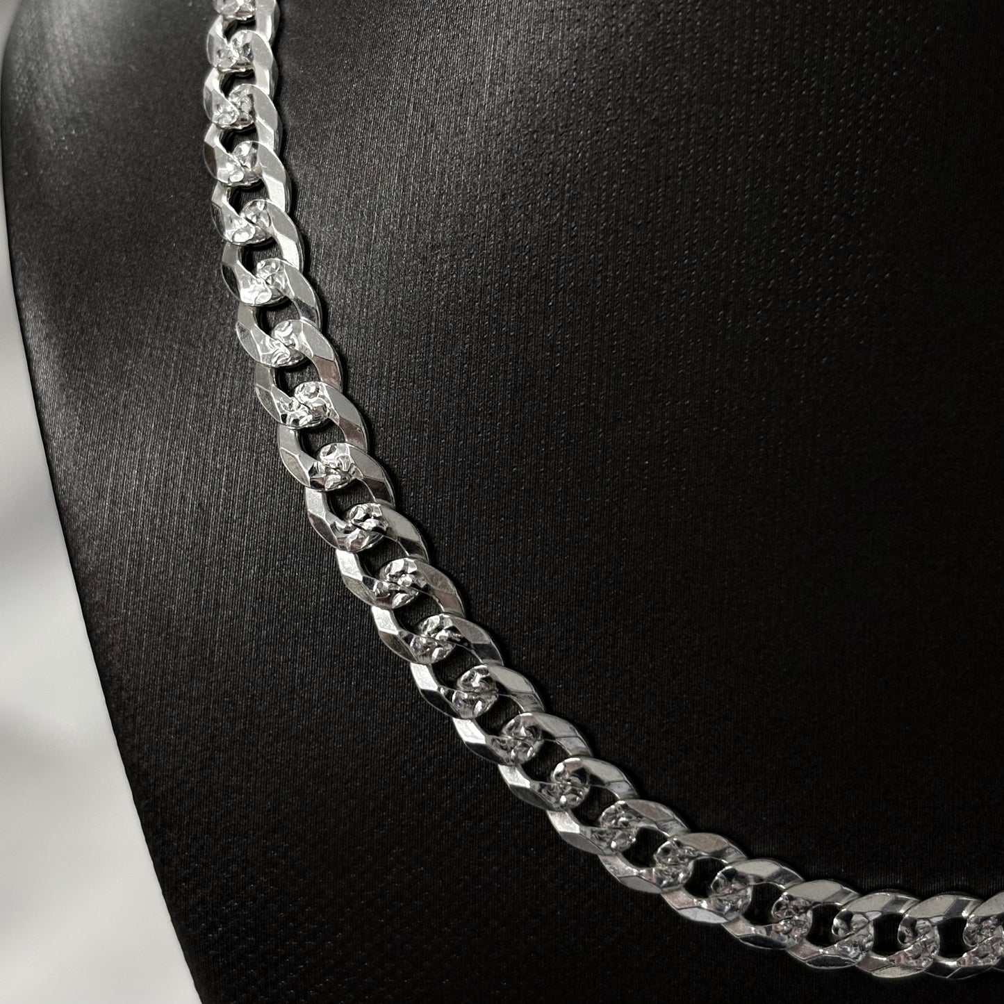 6mm Curb Diamond Cut Chain