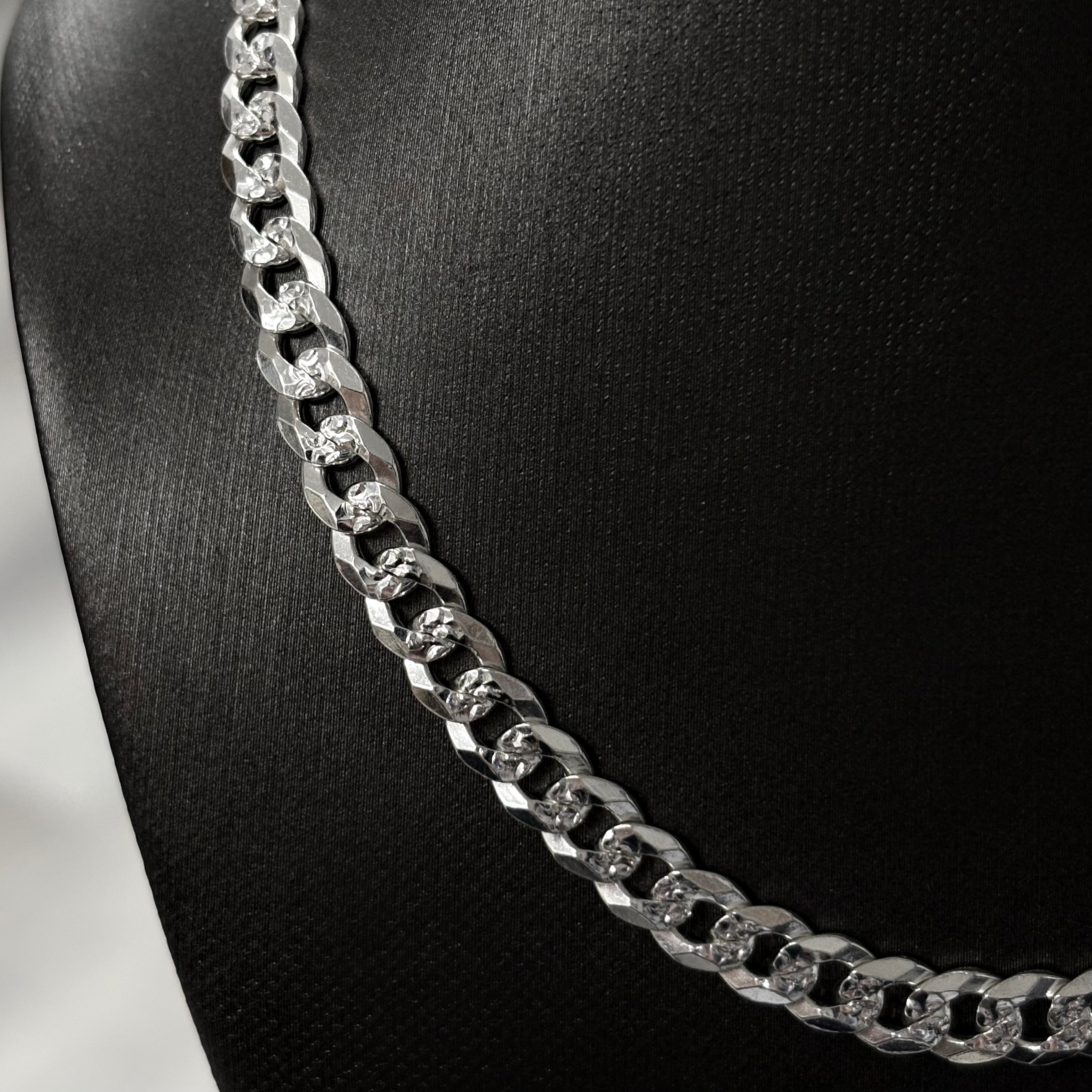 6mm Curb Diamond Cut Chain