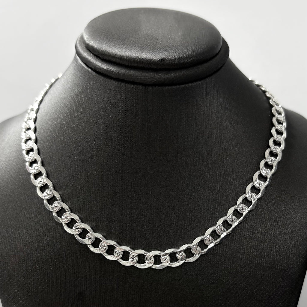 6mm Cuban Diamond Cut Chain