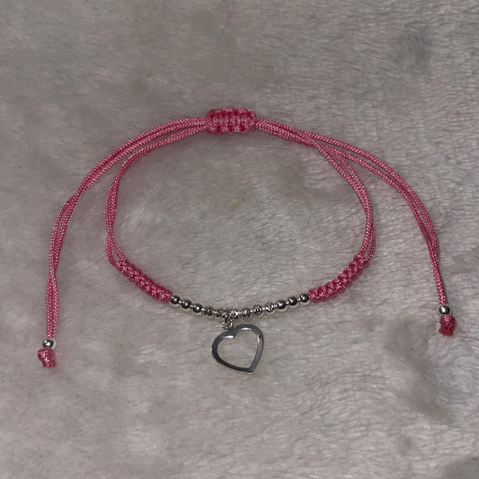 Pink Heart Bracelet