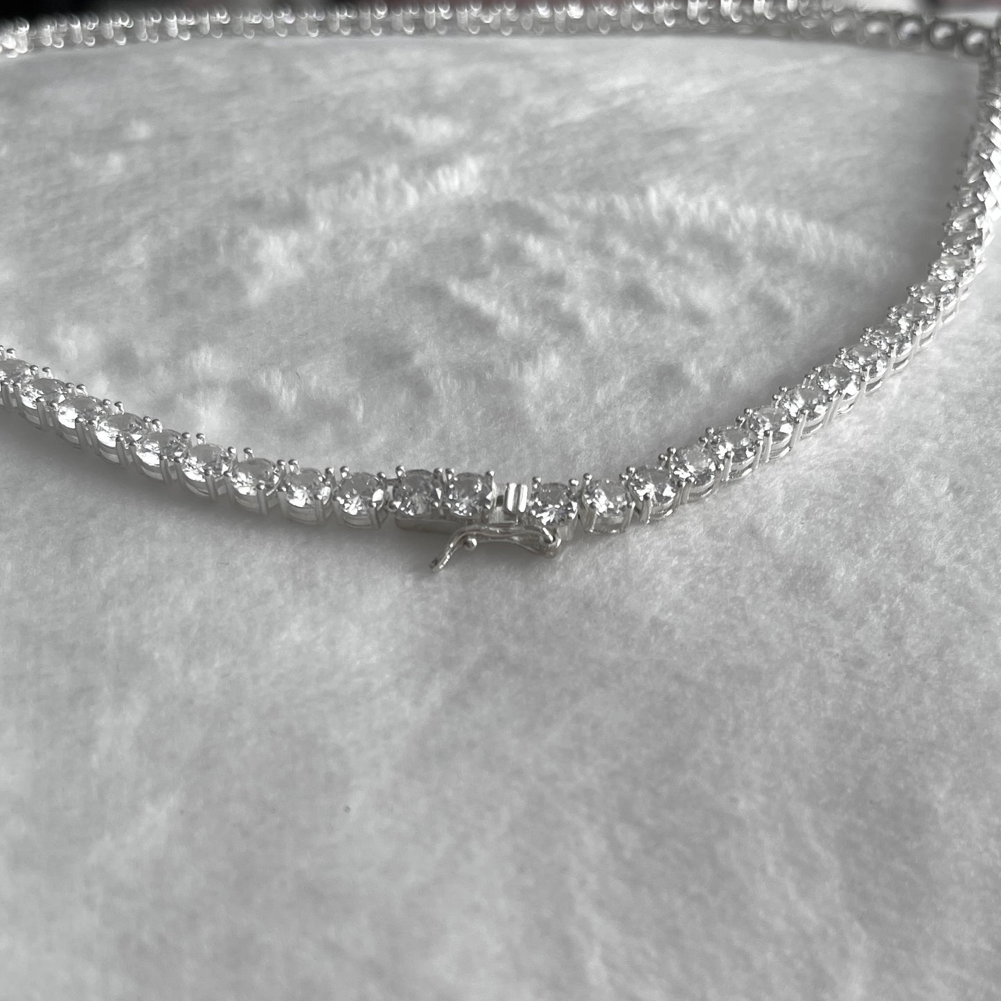 4mm CZ Tennis Necklace