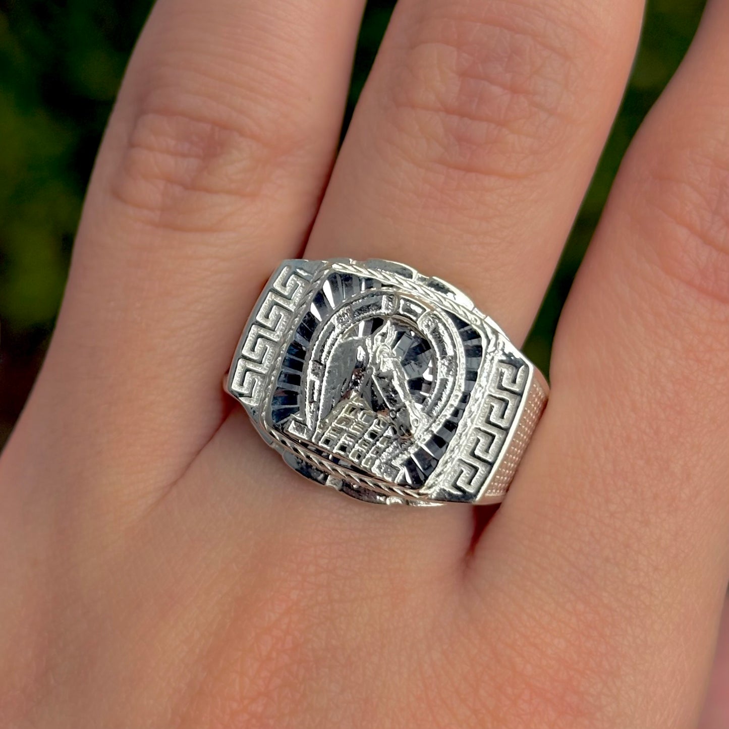 Greek Sterling Silver Ring