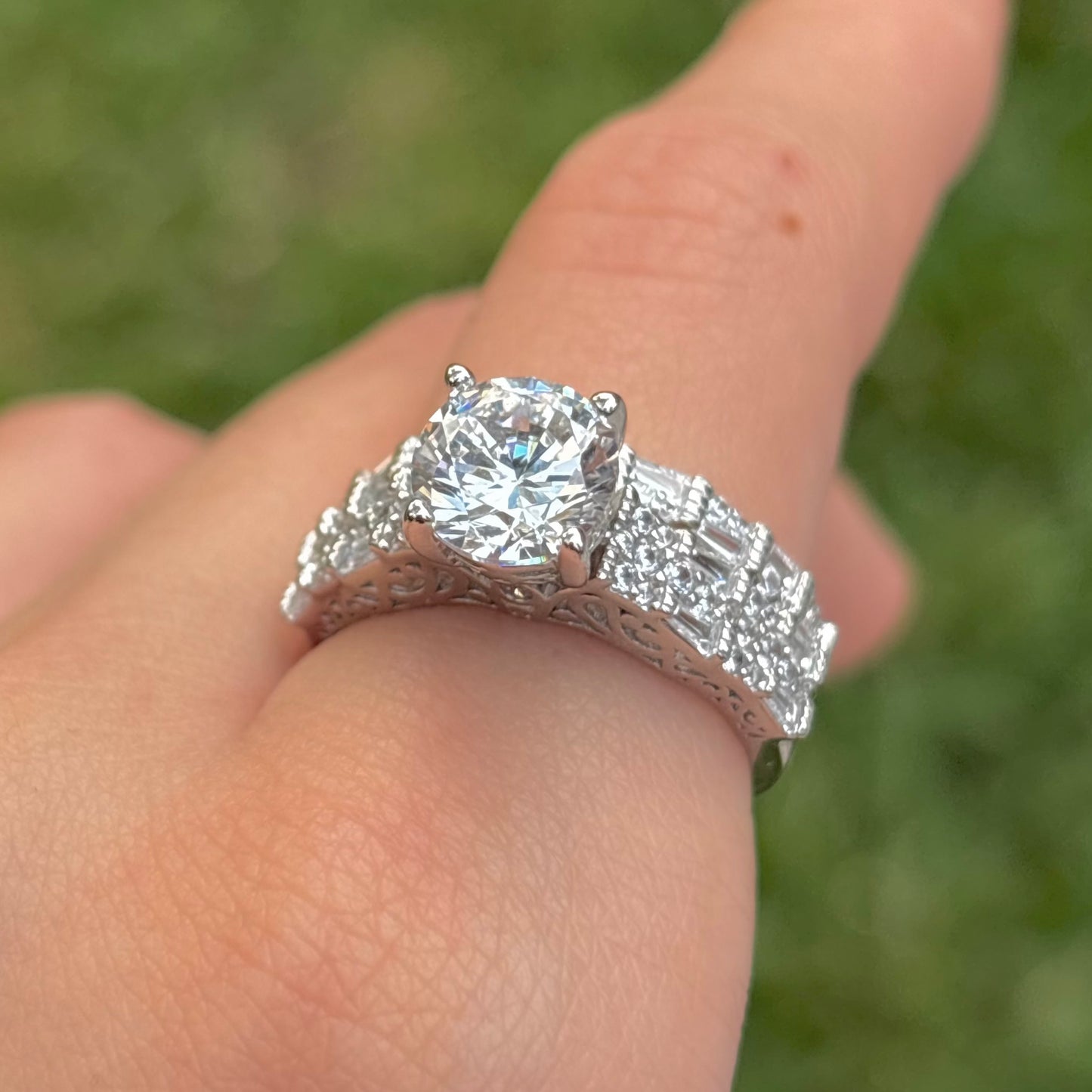 Sterling Silver CZ Ring