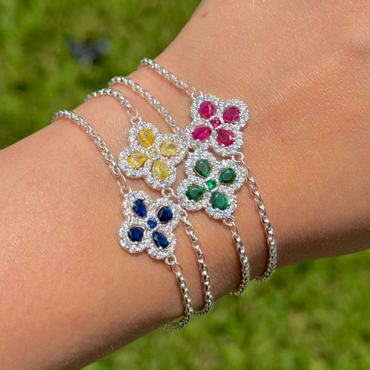 Single Clove Silver Bracelet
