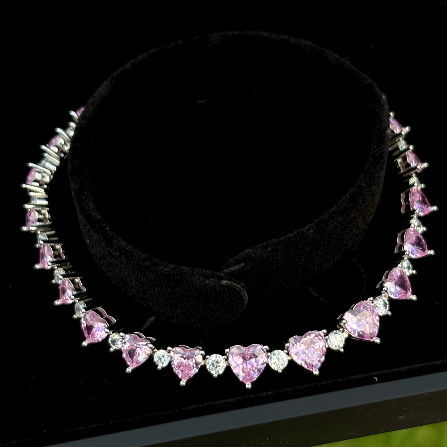 Silver Corazón Bracelet