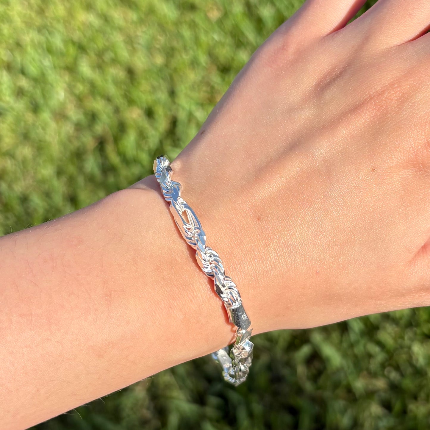 6mm Sterling Silver Milano Bracelet