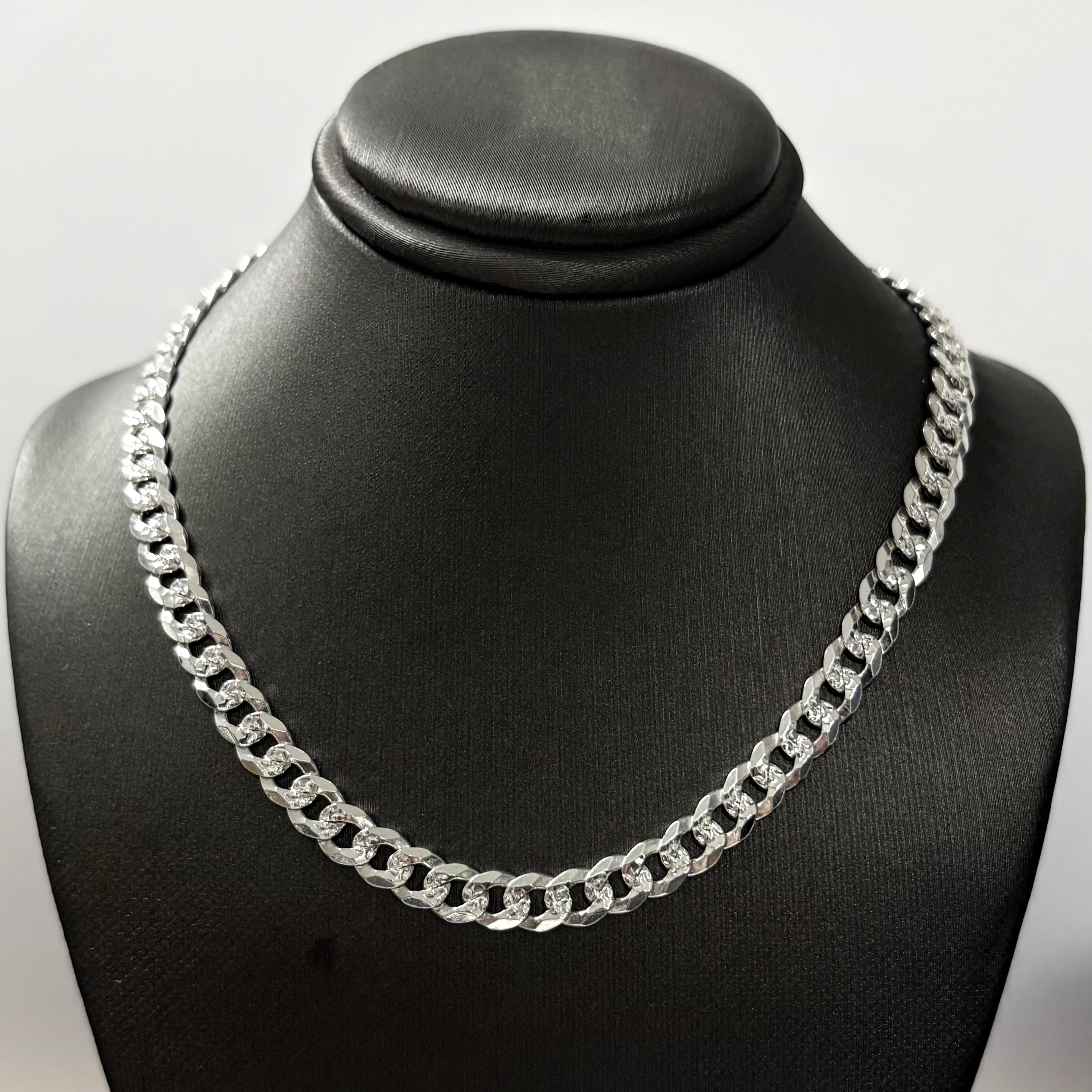 6mm Curb Diamond Cut Chain