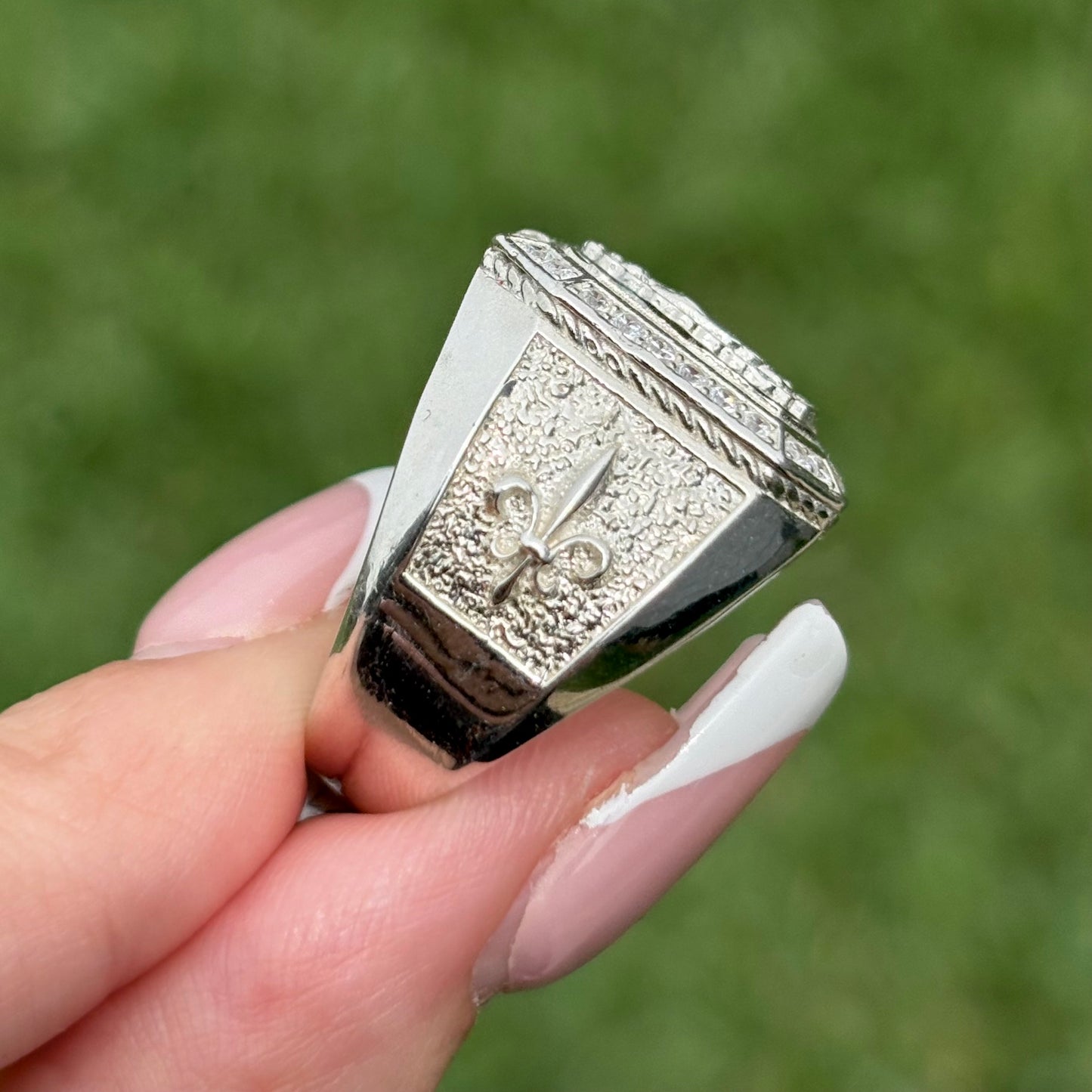 Silver Halo Ring