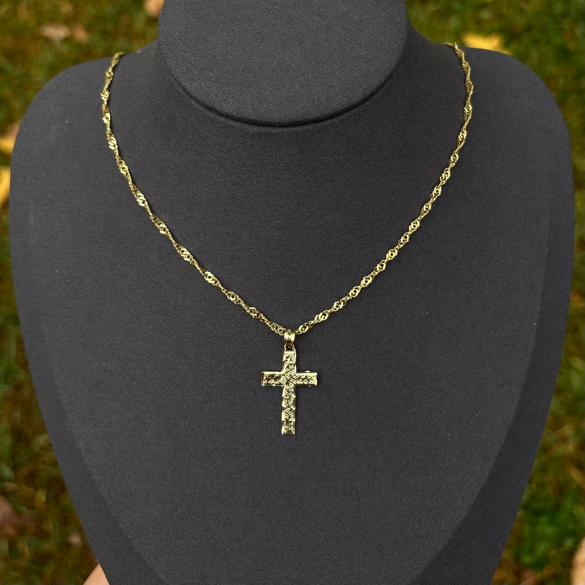 10k Gold Cross Pendant