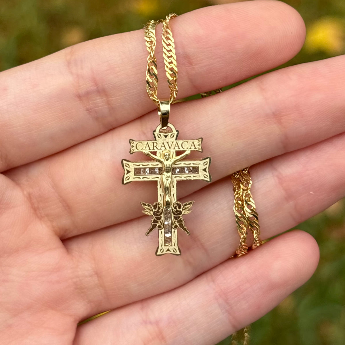 10k Gold Caravaca Cross