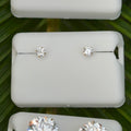 10k Gold Moissanite Stud Earrings