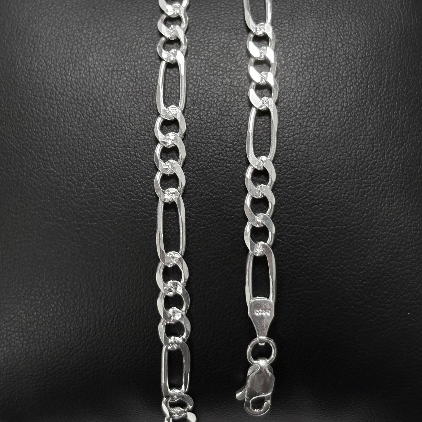 5mm DCut Figaro Bracelet