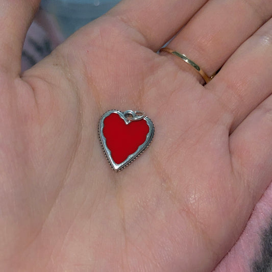 Red Heart Charm