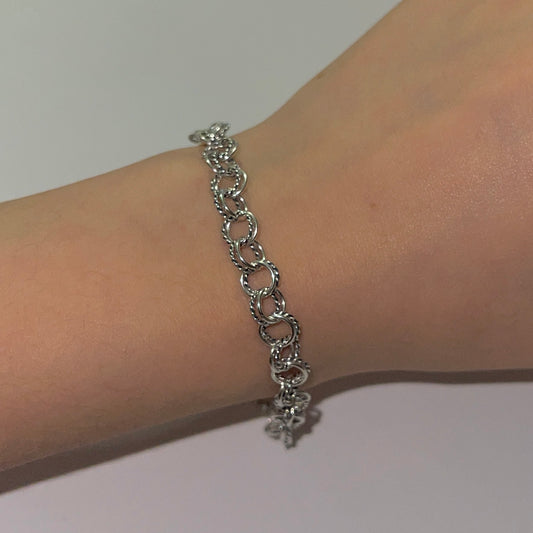 Double Link Charm Bracelet