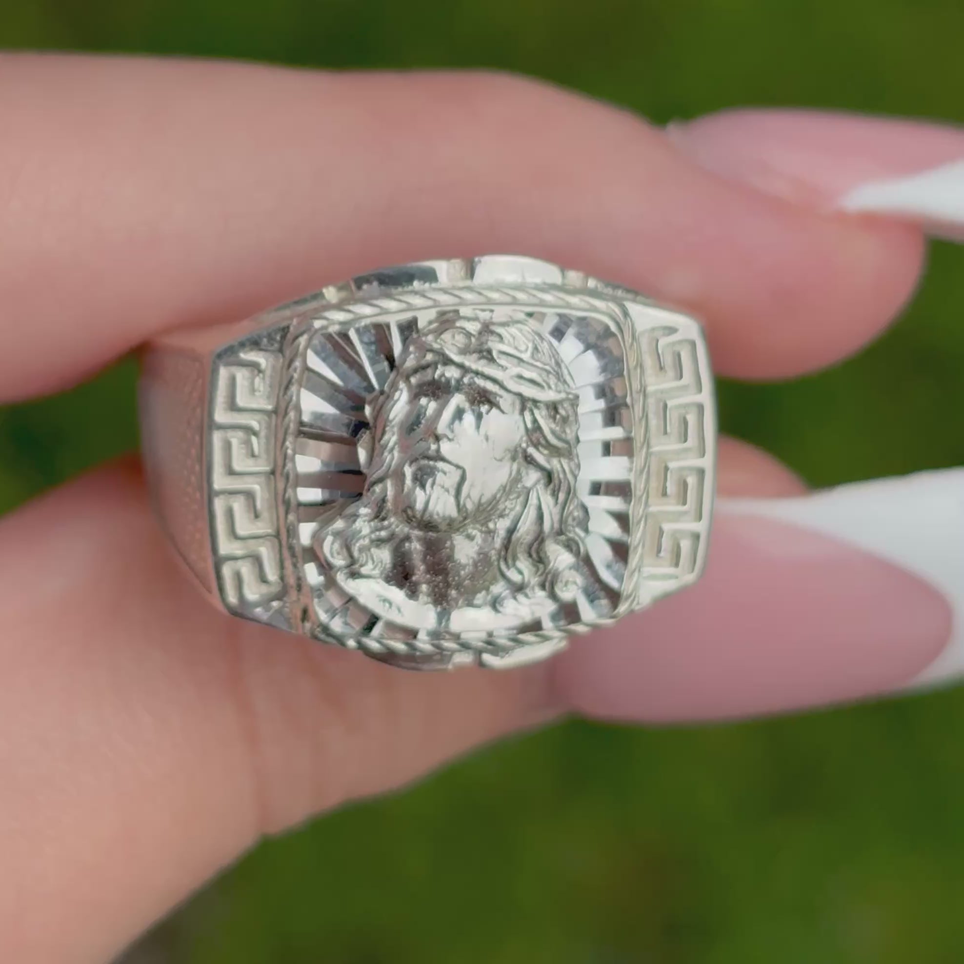 Greek Sterling Silver Ring