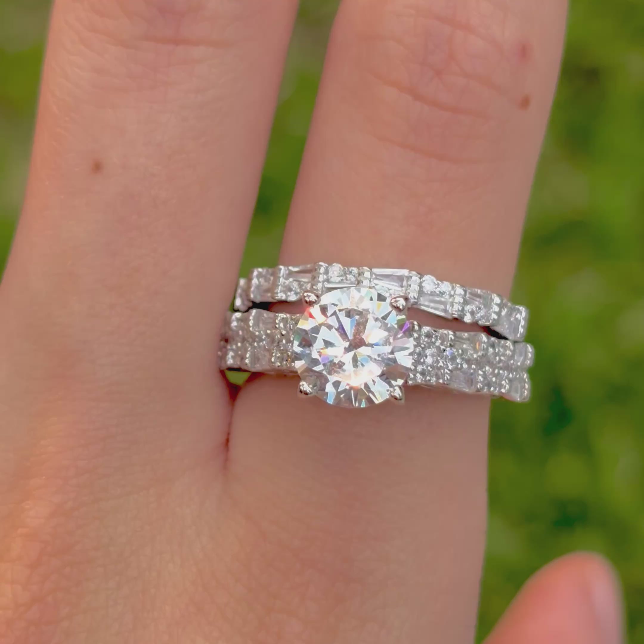 Sterling Silver CZ Ring