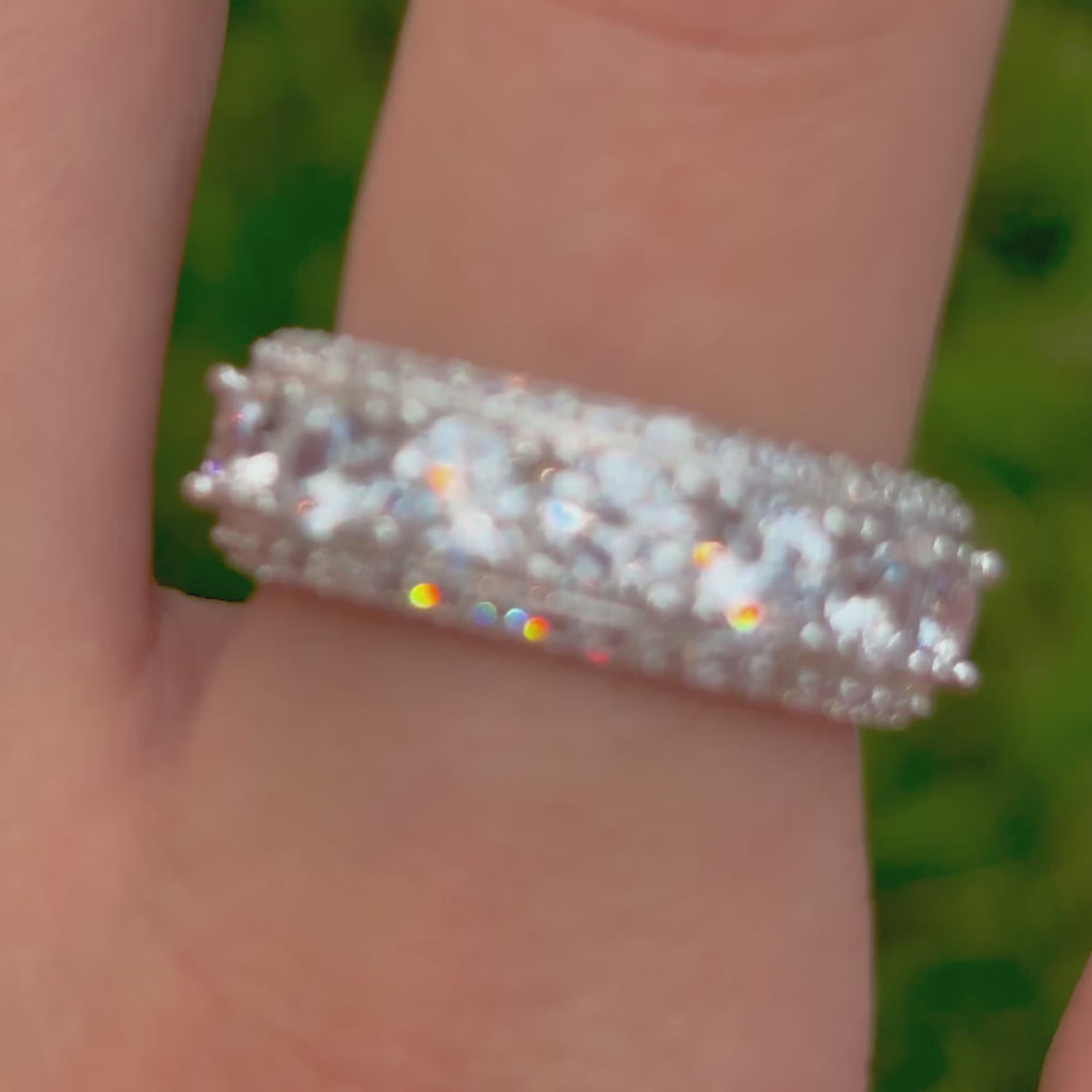 Halo Sterling Silver Ring
