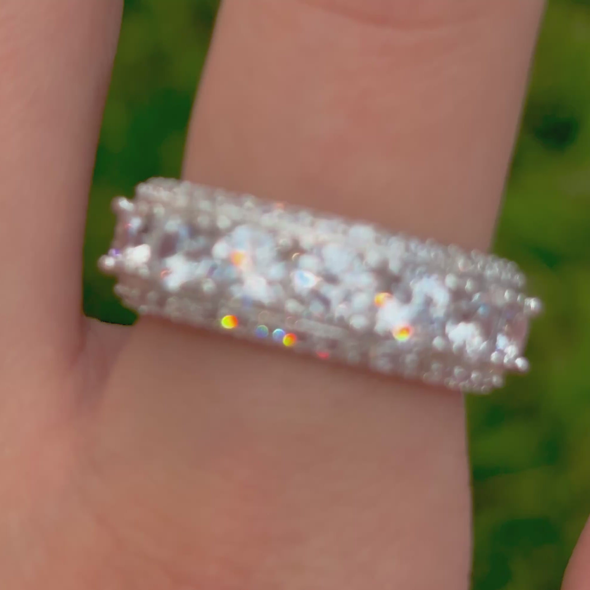 Halo Sterling Silver Ring