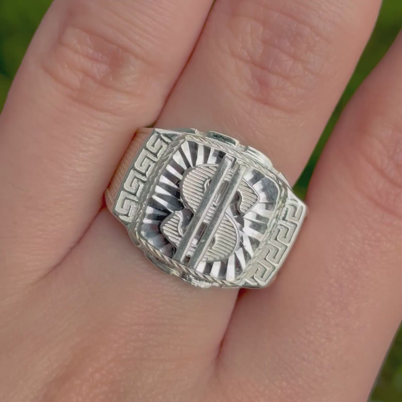 Greek Sterling Silver Ring