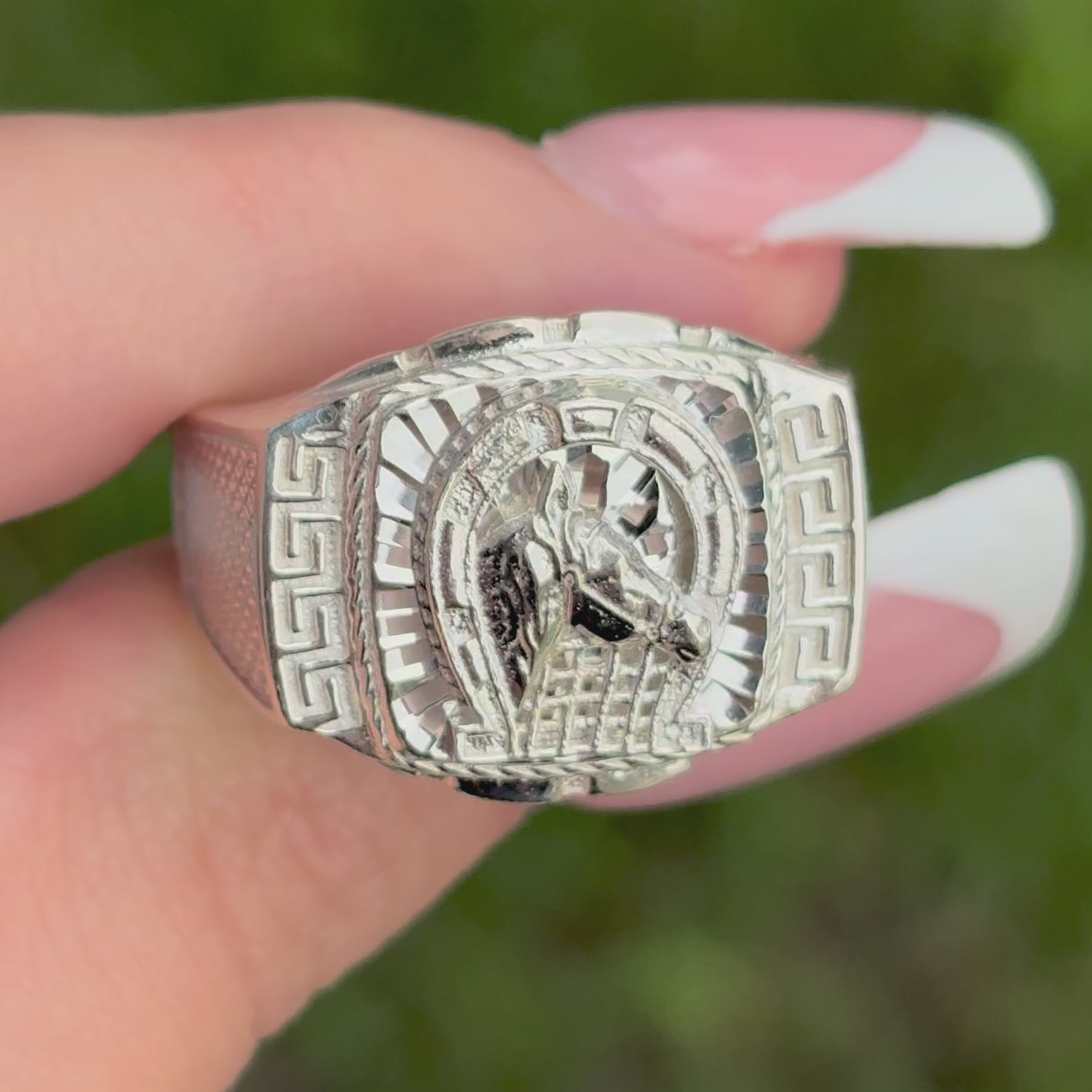 Greek Sterling Silver Ring