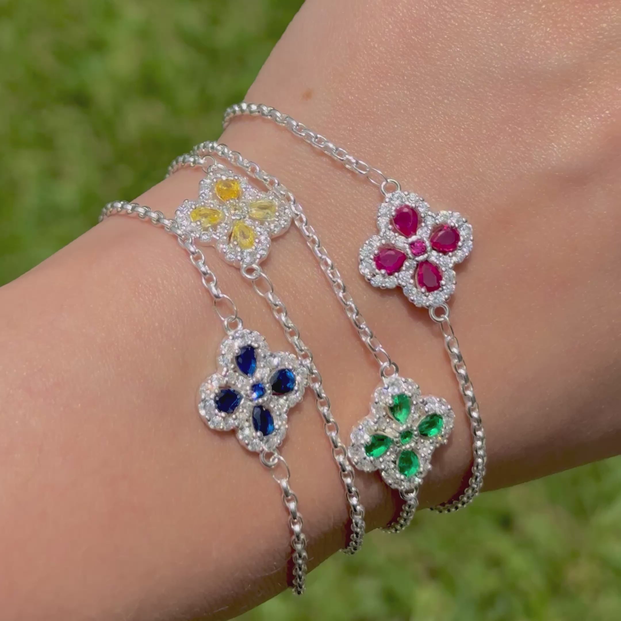 Single Clove Silver Bracelet