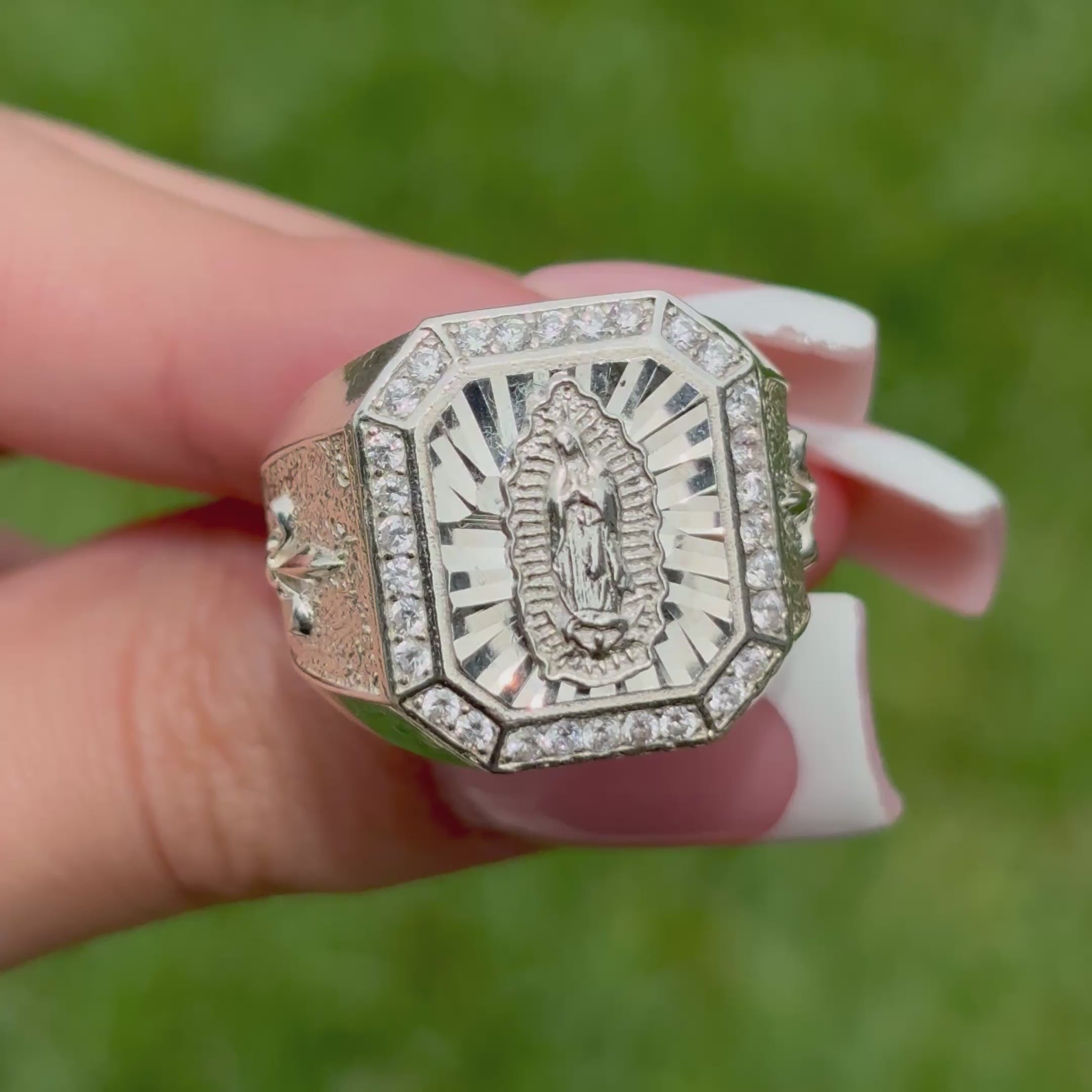 Silver Halo Ring